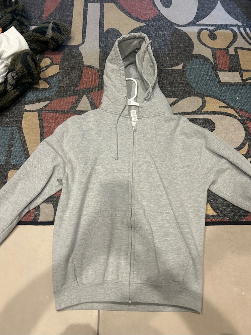 RaleighLink Merch “Cattle Karma” Light Gray Zip-Up Hoodie Sweater - Women's